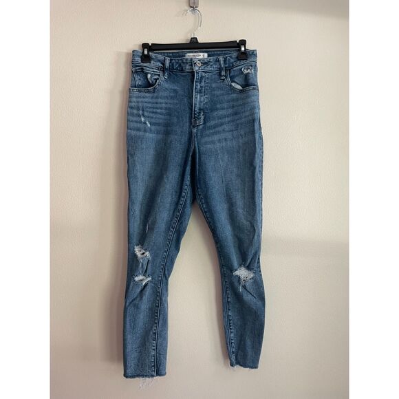 Abercrombie & Fitch Denim - Abercrombie & Fitch the Super Skinny Ankle High Rise Jean